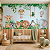 Papel de Parede Quarto Infantil Personalizado Cercadinho Safari - Imagem 1