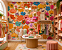 Papel de Parede Personalizado Flores Vibrantes - Imagem 1