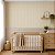 Papel de Parede Quarto Personalizado Infantil - Listras Creme - Imagem 1