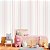 Papel de Parede Personalizado Infantil Listras Rosas - Imagem 1