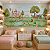 Papel de Parede Quarto Infantil Personalizado Mundo Encantado - Imagem 1