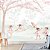 Papel de Parede Infantil Personalizado Bailarinas - Imagem 1