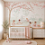 Papel de Parede Personalizado Quarto Infantil Bailarinas - Imagem 1