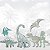 Papel de Parede Infantil Personalizado Non Woven Dinos - Imagem 2
