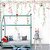 Papel de Parede Infantil Personalizado Pendente Florido - Imagem 1