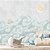Papel de Parede Quarto Infantil Personalizado Mar Aquarela - Imagem 1