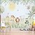 Papel de Parede Personalizado Quarto Infantil Safari Bebê - Imagem 1