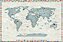 Papel de Parede Personalizado Mapa Mundi - Bandeiras - Imagem 2