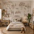 Papel de Parede Personalizado Quarto Infantil Safari Monocromático - Imagem 1