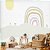 Papel de Parede Personalizado Quarto Infantil Arco-íris Assimétrico - Imagem 1