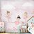 Papel de Parede Personalizado Quarto Infantil  Três Bailarinas - Imagem 1