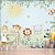 Papel de Parede Infantil Personalizado Safari Babys - Imagem 1