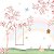 Papel de Parede Personalizado Infantil Quarto de Menina Arco-íris Encantado - Imagem 2