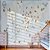 Papel de Parede Quarto Infantil Personalizado Mapa Mundi Azul Aquarela - Imagem 1