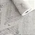 Papel de Parede Vinílico Geométrico Texturizado Importado  Chevron Prata com fundo cinza (Pequenos detalhes em dourado)- Rolo de 10 metros MV14 - Imagem 3