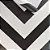 Papel de Parede Vinílico Geométrico Chevron Preto e Branco Rolo de 10 MT EVX823 - Imagem 1