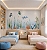 Papel de Parede Personalizado Quarto Fundo do Mar Golfinho Infantil Sob Medida Non Wovem - Imagem 1