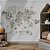 Papel de Parede Personalizado Quarto Menino Mapa Mundi Animais - Imagem 1