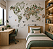 Papel de Parede Personalizado Quarto Menino Mapa Mundi Animais Verde - Imagem 1