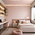 Papel de Parede Personalizado Abstrato Maze Rose - Imagem 1