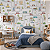 Papel de Parede Personalizado Quarto Infantil Menino Carros Aquarela - Imagem 1