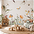 Papel de Parede Personalizado Quarto Infantil Insetos no Jardim - Imagem 1