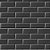 Papel de Parede Personalizado Tijolinho 3D Grafite - Imagem 2