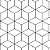 Papel de Parede Geométrico Personalizado Cubic Preto - Imagem 2