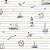 Papel de Parede Personalizado Infantil Náutico Listrado - Imagem 1