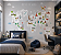 Papel de Parede Personalizado Infantil Mapa Mundi Viagem pelo Mundo Cinza - Imagem 1