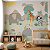 Papel de Parede Personalizado Infantil Safari Bebê Fofinho Sob Medida - Imagem 1