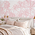 Papel de Parede Personalizado Palm Trees Monocromática Rose Sob Medida - Imagem 1