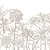 Papel de Parede Personalizado Palm Trees Monocromática Areia Sob Medida - Imagem 2