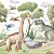 Papel de Parede Infantil Personalizado Quarto Era Jurassica Sob Medida - Imagem 2