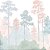 Papel de Parede Infantil Personalizado Quarto Floresta Candy Aquarela Sob Medida - Imagem 2