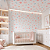 Papel de Parede Personalizado Infantil Afeto Delicado Blush Sob Medida - Imagem 1