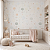 Papel de Parede Personalizado Infantil Floral Delicado Listrado Rosa Sob Medida - Imagem 1