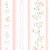 Papel de Parede Personalizado Infantil Floral Delicado Listrado Soft Sob Medida - Imagem 2