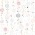 Papel de Parede Personalizado Infantil Flores Abstratas Sob Medida - Imagem 2