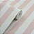 Papel De Parede Importado Infantil Vinílico Lavável Listras Rosa Blush Terroso Fundo Off PDS6902 Rolo 9,5 MT - Imagem 1