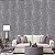 Papel De Parede Importado Vinílico Lavável Animal Print Fundo Cinza Arrocheado com Prata CC-001008P - Imagem 1