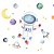 Papel de Parede Infantil Personalizado Aventura Espacial Sob Medida - Imagem 2