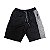 Bermuda Hábito Rip Stop Preta e Cinza - Imagem 1