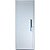 Porta De Aluminio Branca Lambril Sem Visor Esquerda 2,20X0,90Cm Com Puxador Esquadrisul - Imagem 1