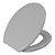 Assento Astra Soft Oval Cinza Tpj/As*Cz2 - Imagem 1