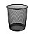 Cesto De Lixo De Aço Basket 16 Litros Preto Mor - Imagem 1