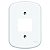 Placa 4X2 2 Interruptores 785 F2 Blanc Fame - Imagem 1