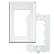 Placa Fame Evidence 4X2 Com Suporte Cega 2883 - Imagem 1