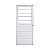Porta Basculante Fortline Branca 210x86cm – 2669 - Atlantica - Imagem 1
