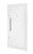 Porta Lambril Branca Magnum Direita  210X86 - 2835 - Atlantica - Imagem 1
